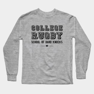 College Rugby Player Long Sleeve T-Shirt